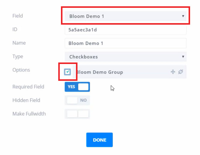 Adding a custom field in Bloom for Mailchimp groups