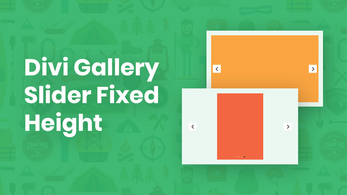 How To Force The Divi Gallery Slider To A Fixed Height