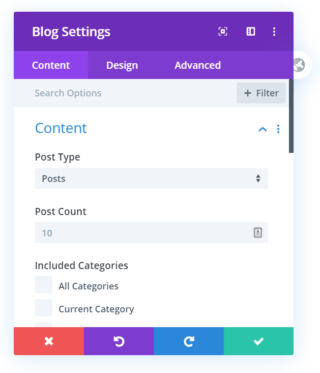 select and display custom post type in the Divi blog module