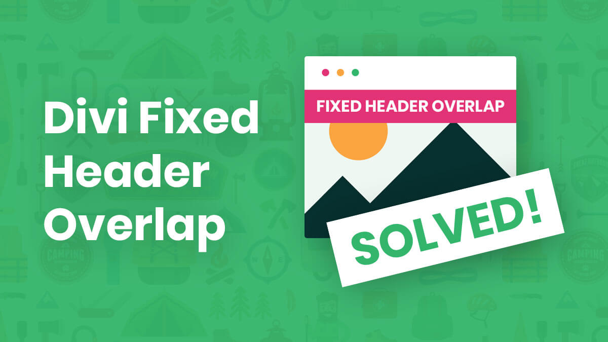 Fixed transparent header with Divi