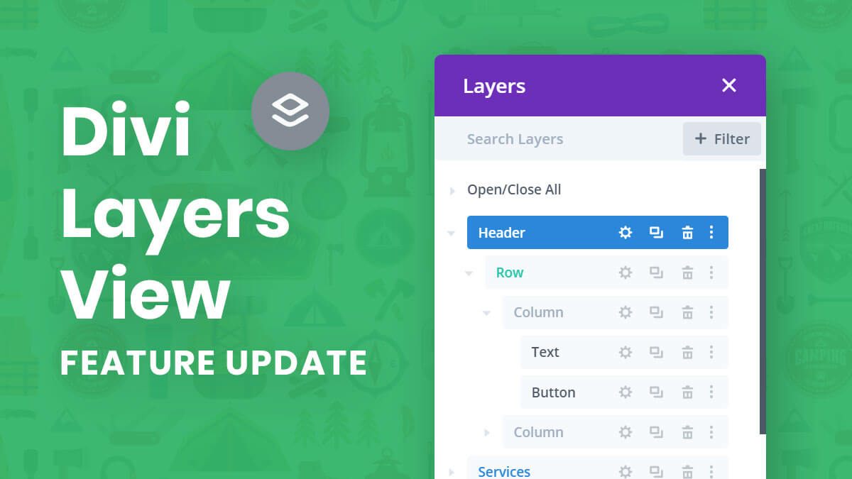 How To Use The Divi Layers View Feature Update Tutorial by Pee-Aye Creative