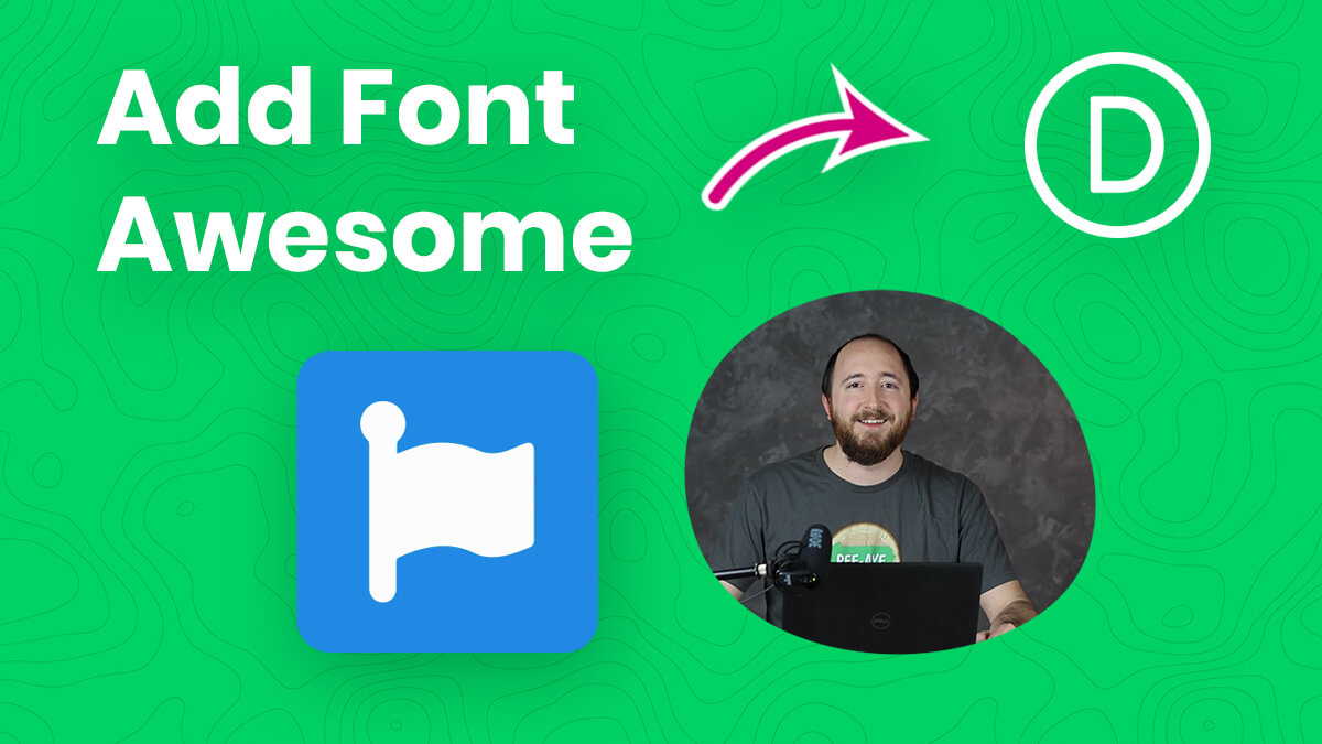 How To Connect And Add Font Awesome Icons To Divi Youtube Video Tutorial by Pee Aye Creative