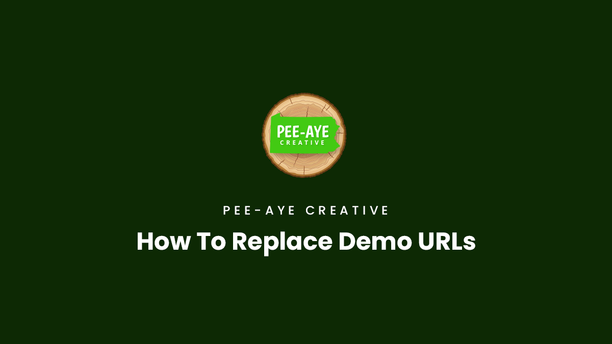 how to replace Divi child theme demo urls