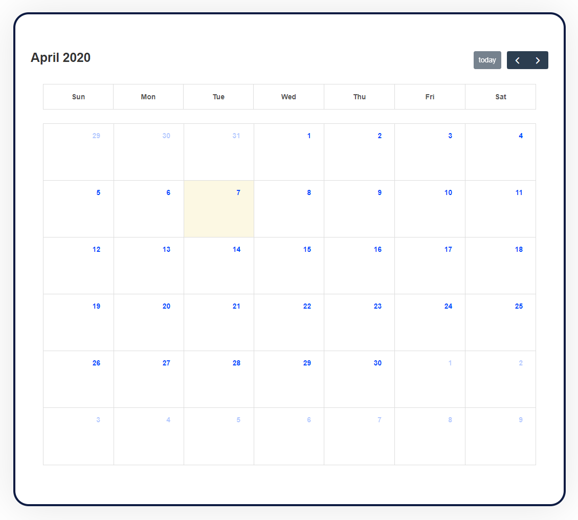 new module month view feature update for the Divi events calendar module
