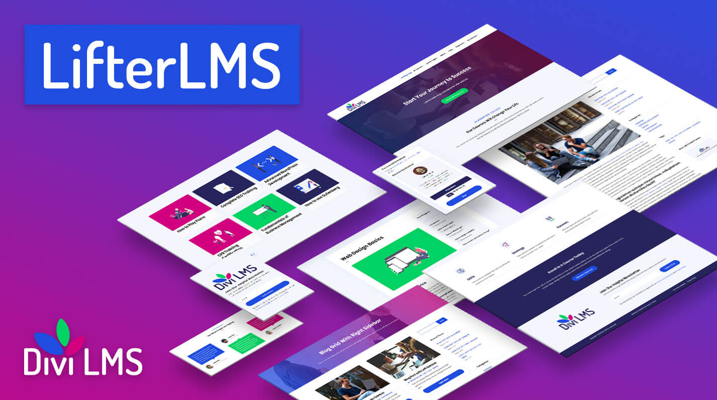 Divi LMS child theme for LifterLMS by Pee-Aye Creative Product Featured Image