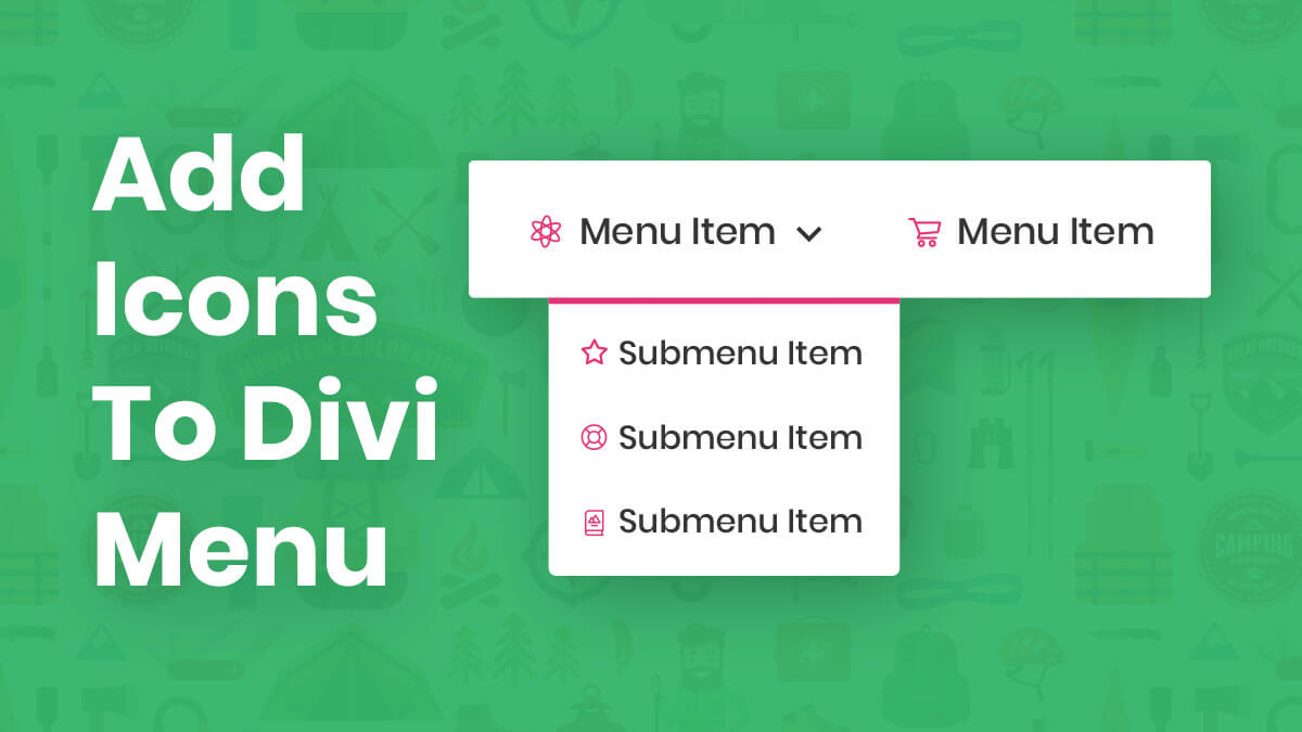 How To Add Icons To The Divi Menu
