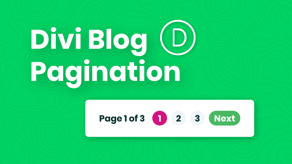 How To Style And Customize The Divi Blog Pagination