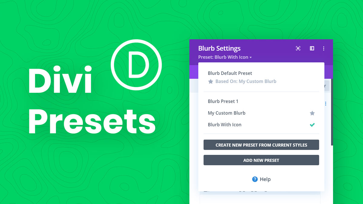 How To Use The Divi Builder Presets