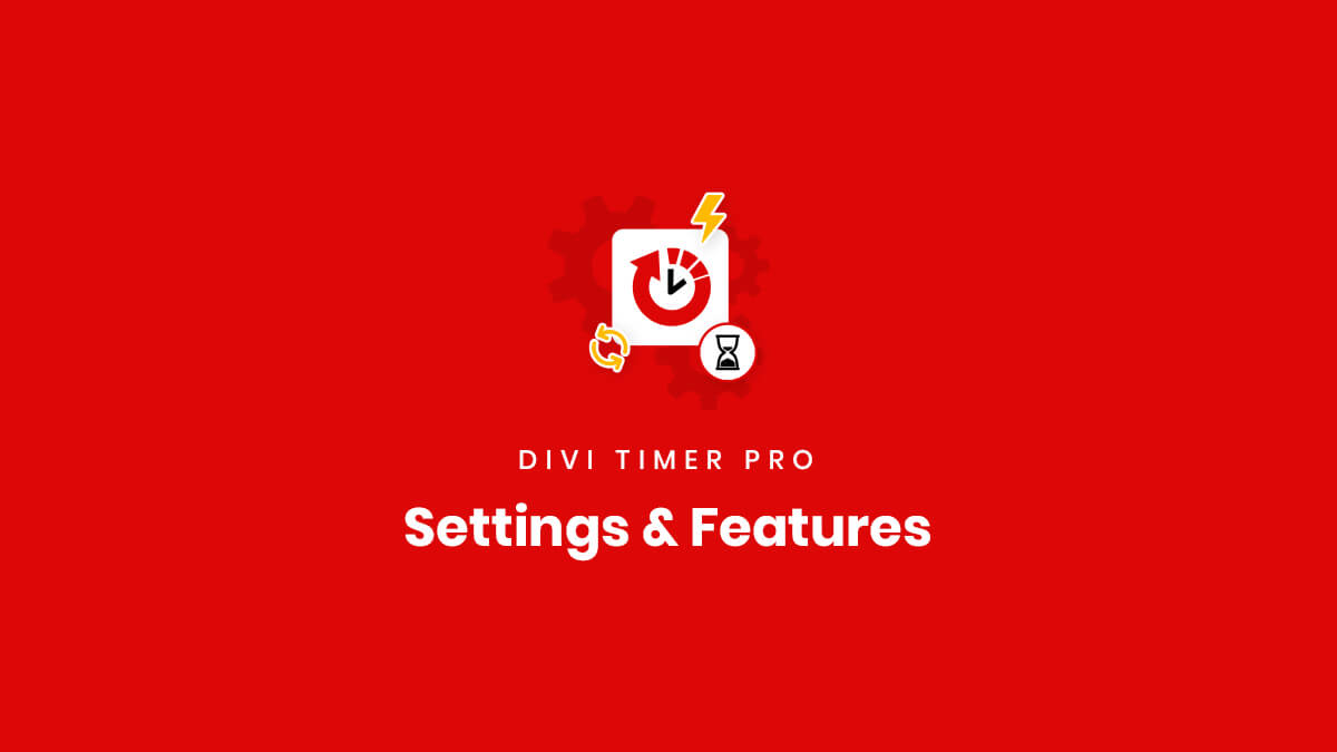 Module Settings and Features in the Divi Timer Pro Plugin by Pee Aye Creative