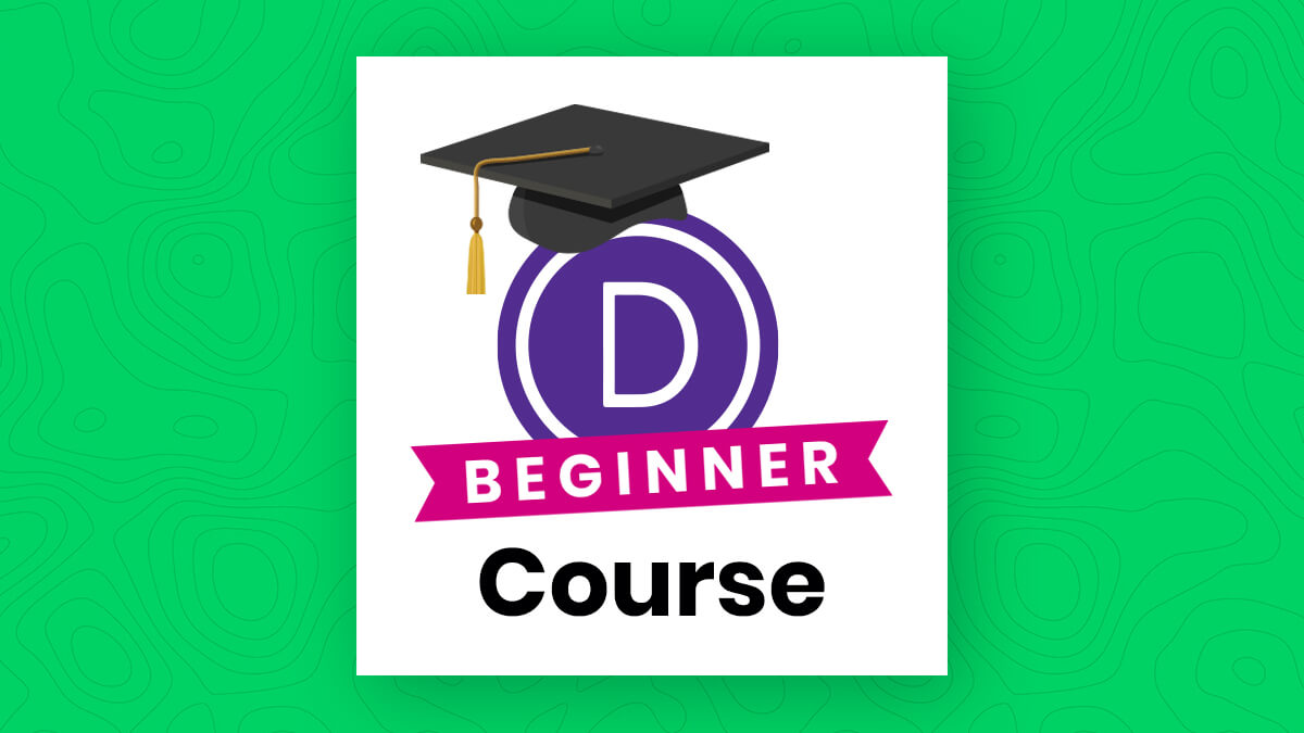 Introducing the Divi Beginner Course by The Divi Teacher at Pee Aye Creative