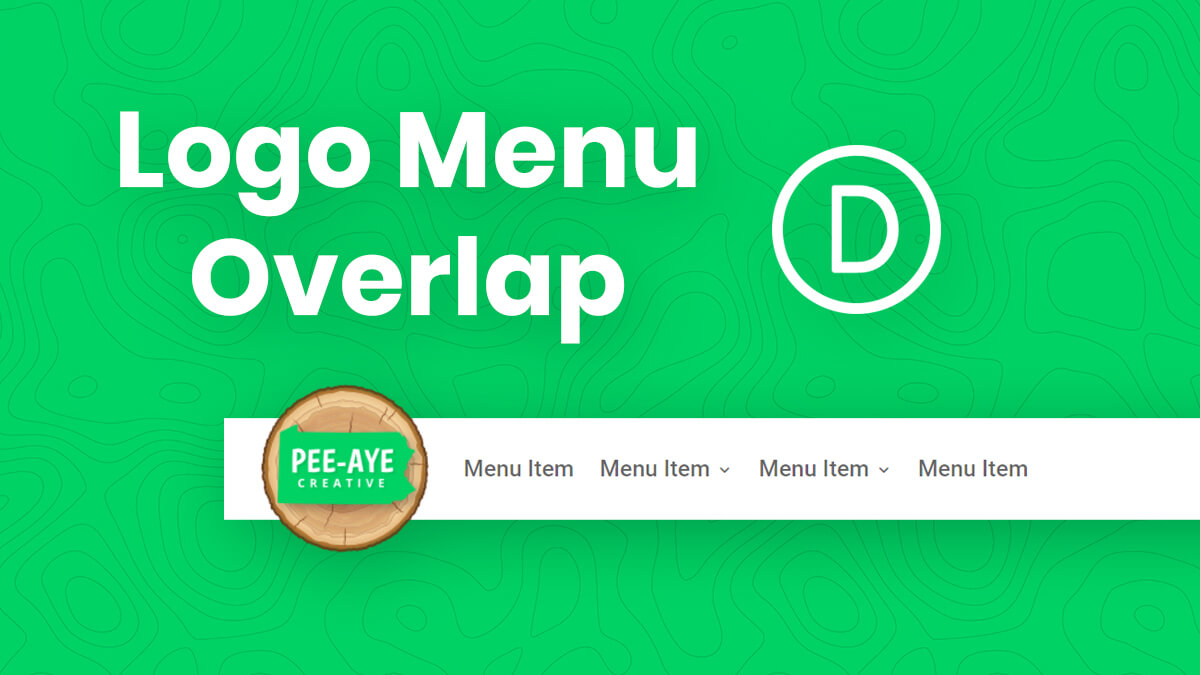 How To Make The Logo Taller And Overlap The Divi Menu Module Tutorial by Pee Aye Creative