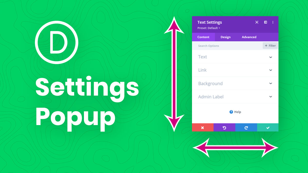 How To Set The Default Height, Width, And Position Of The Divi Builder Settings Popup