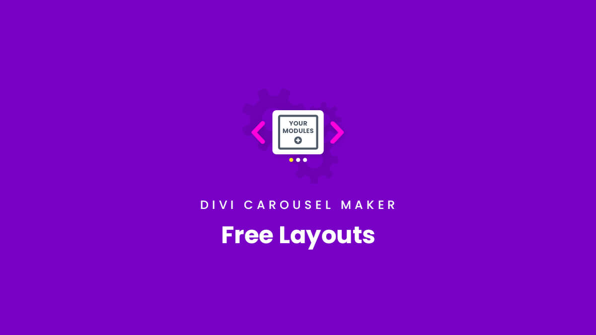 Free Demo Layouts Divi Carousel Maker Plugin by Pee Aye Creative