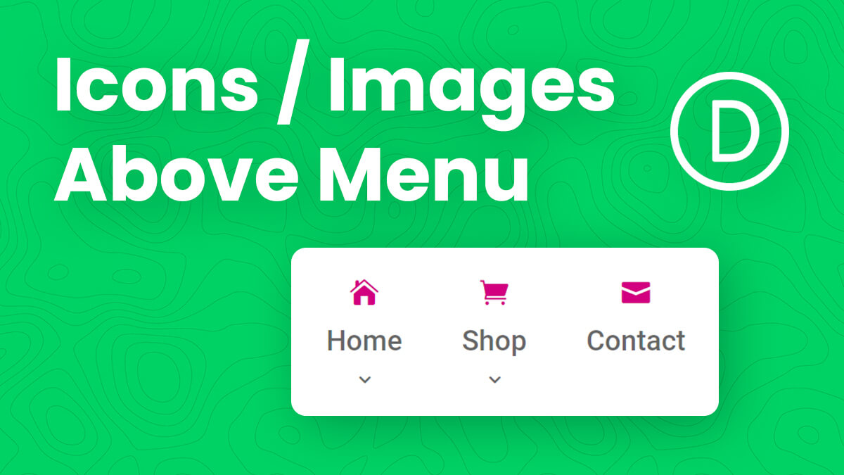 How To Add Images Or Icons Above Divi Menu Items