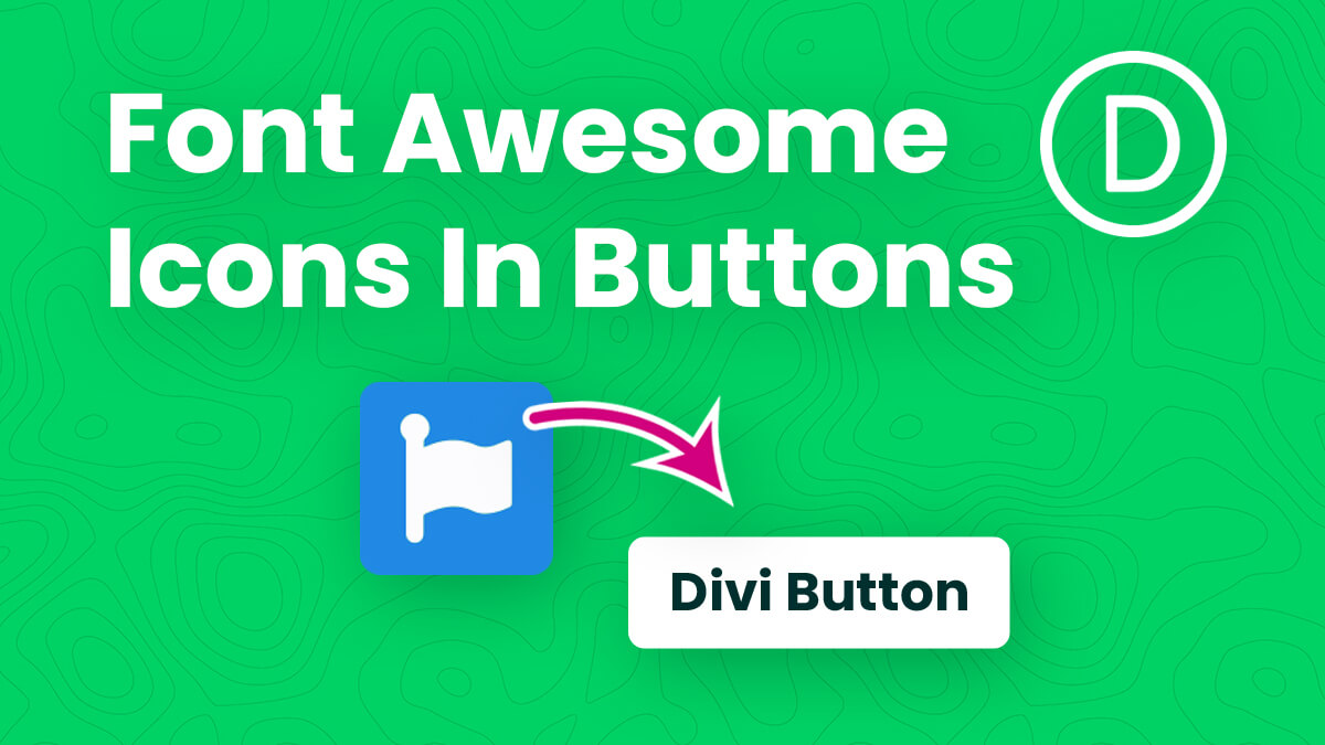 How To Replace The Divi Button Icon With A Font Awesome Icon Tutorial by Pee Aye Creative