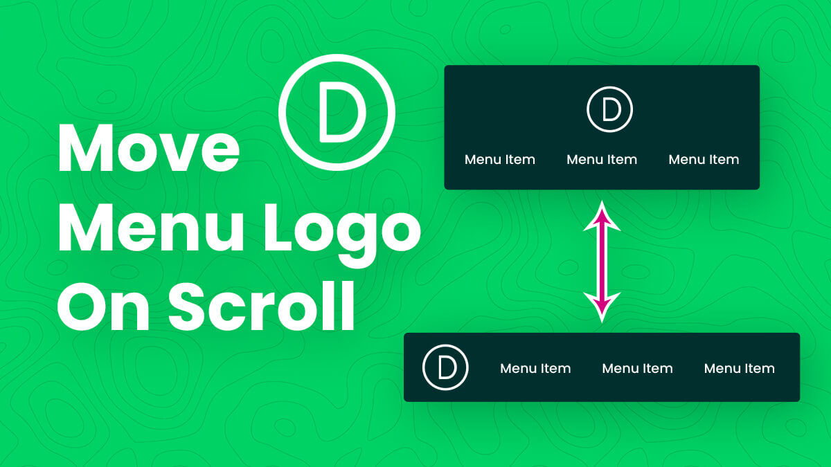 How To Move The Divi Menu Module Logo From Top Centered To Left On Scroll
