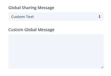Divi Social Sharing Buttons Global Sharing Options custom text