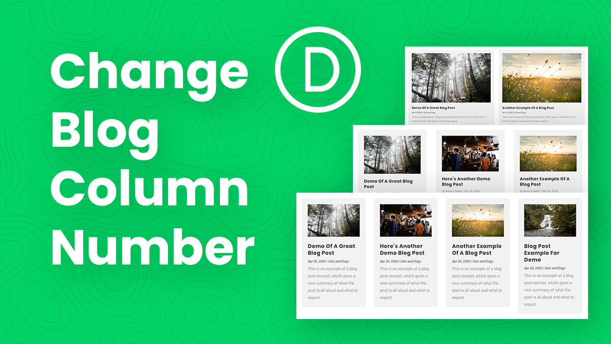 How To Change The Number Of Columns In The Divi Blog Module (Extremely Easy)