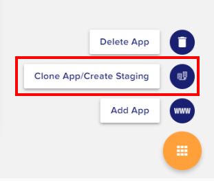 create Divi staging site in Cloudways application 1