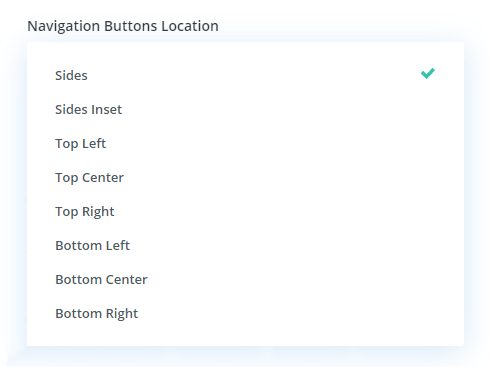 Divi Carousel Maker Navigation Buttons Location setting