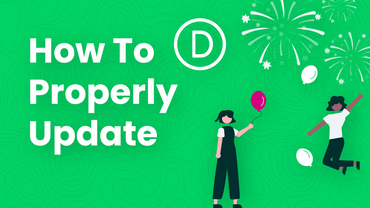 How To Properly Update Divi Tutorial by Pee Aye Creative