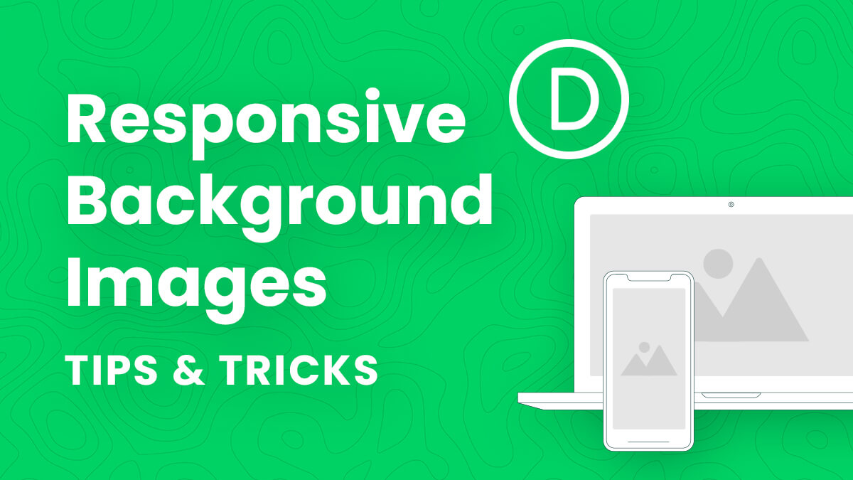 How To Make Responsive Divi Background Images Tutorial by Pee Aye Creative
