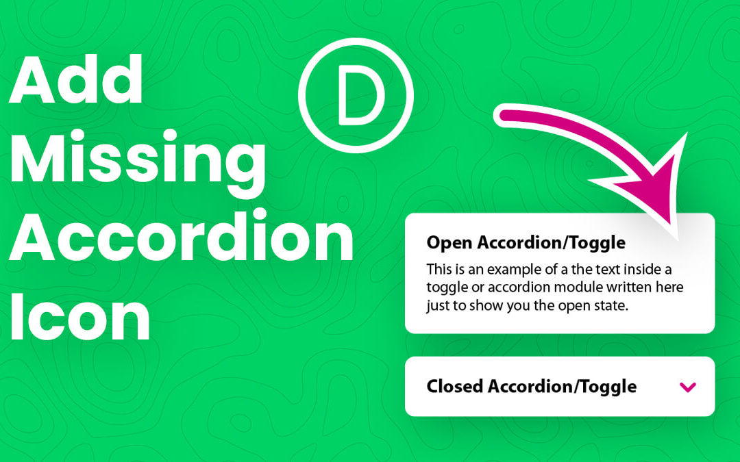 How To Add The Missing Icon To The Opened Divi Accordion Module Item