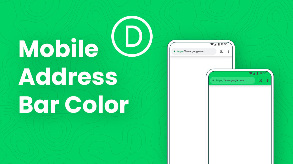 How To Change The Mobile Address Bar Color In Divi