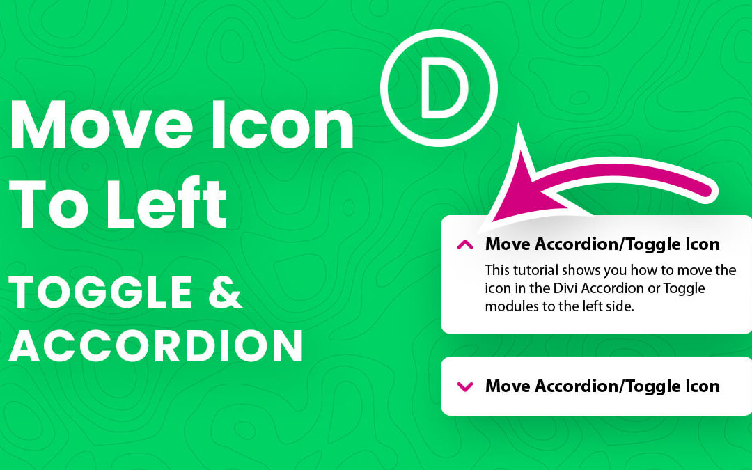 How To Move The Divi Toggle And Accordion Icon To The Left