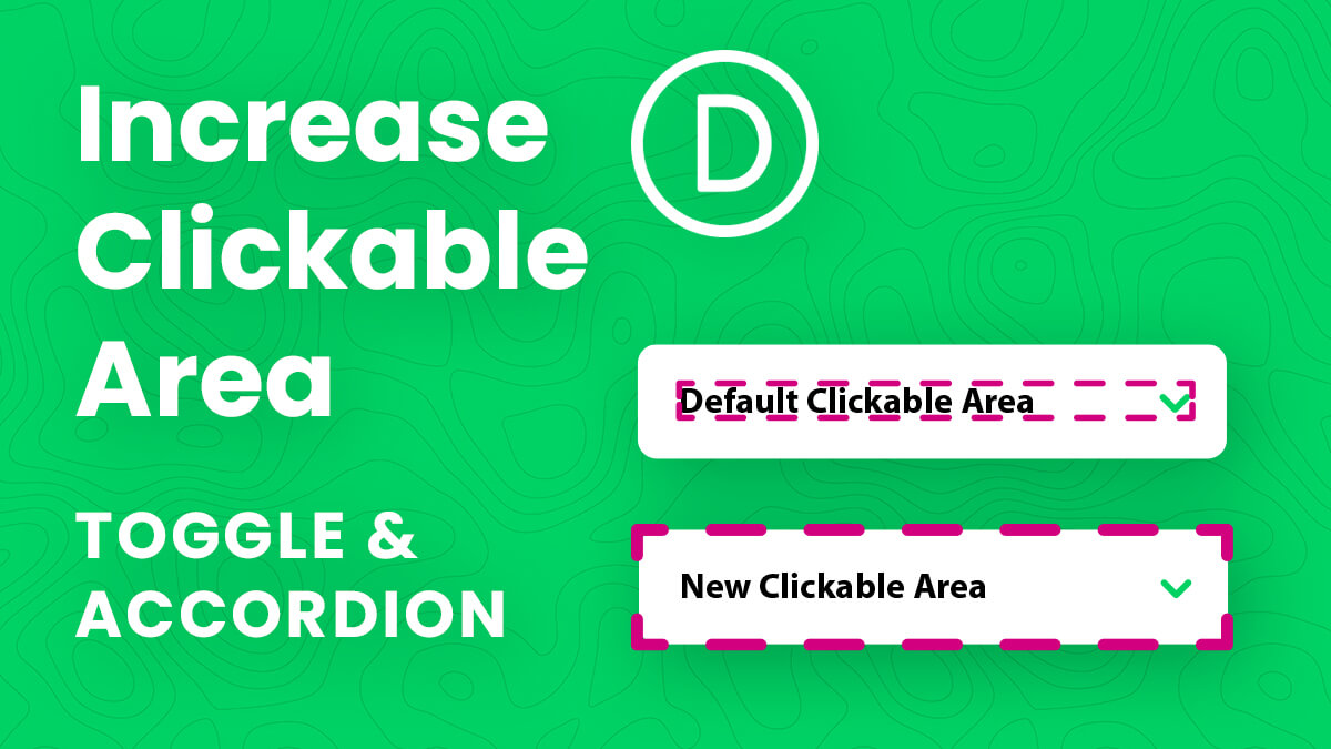 How To Increase The Divi Toggle And Accordion Modules Clickable Area