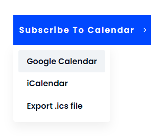 Events Subscribe Module In the Divi Events Calendar Plugin by Pee Aye Creative