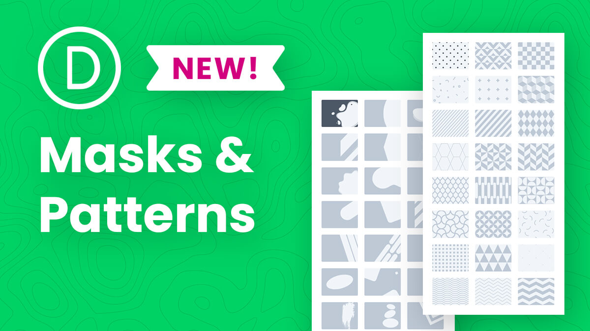 How To Use The New Divi Background Masks And Patterns Tutorial by Pee Aye Creative