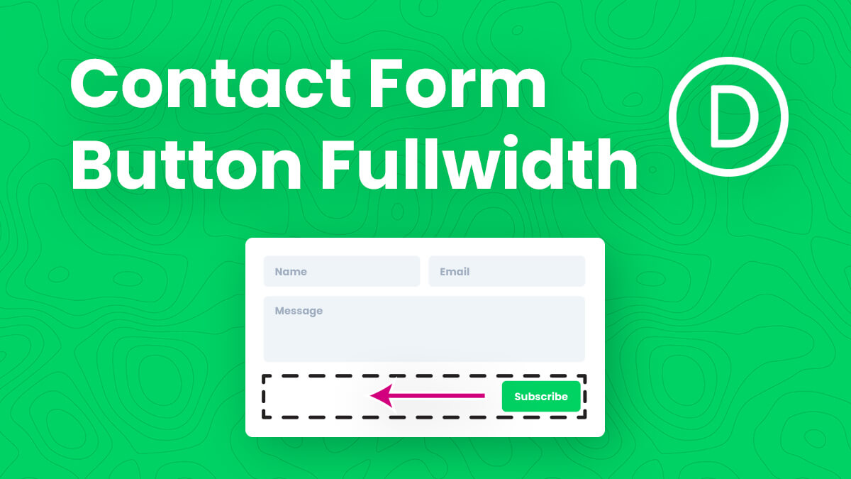 How To Make The Divi Contact Form Submit Button Fullwidth