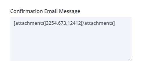 adding attachments to the confirmation email message Divi Contact Form Helper 1