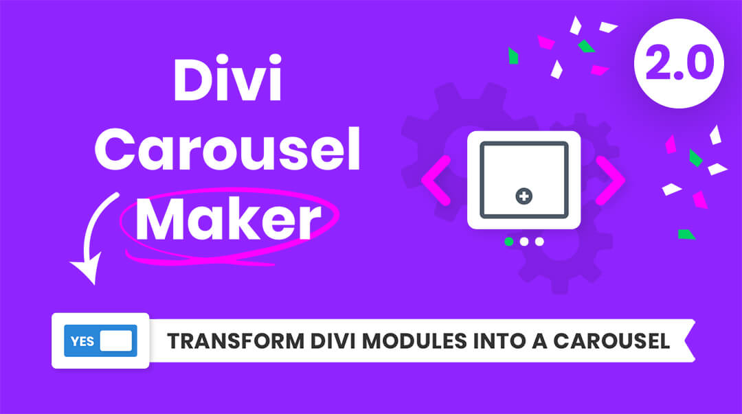 Divi Carousel Maker Product Featured Image Version 2.0 by Pee Aye Creative