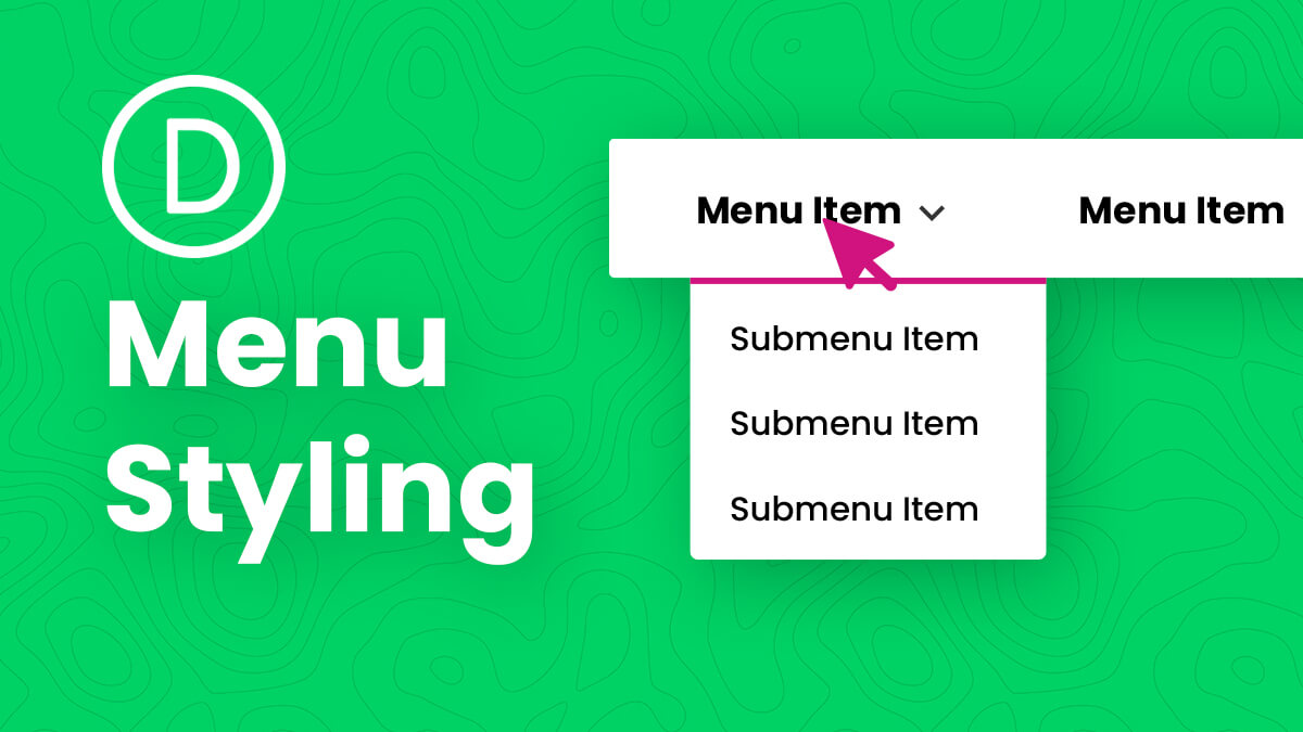 How To Style The Divi Menu