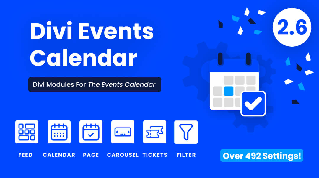 Divi Events Calendar Modules Plugin by Pee Aye Creative 2.6