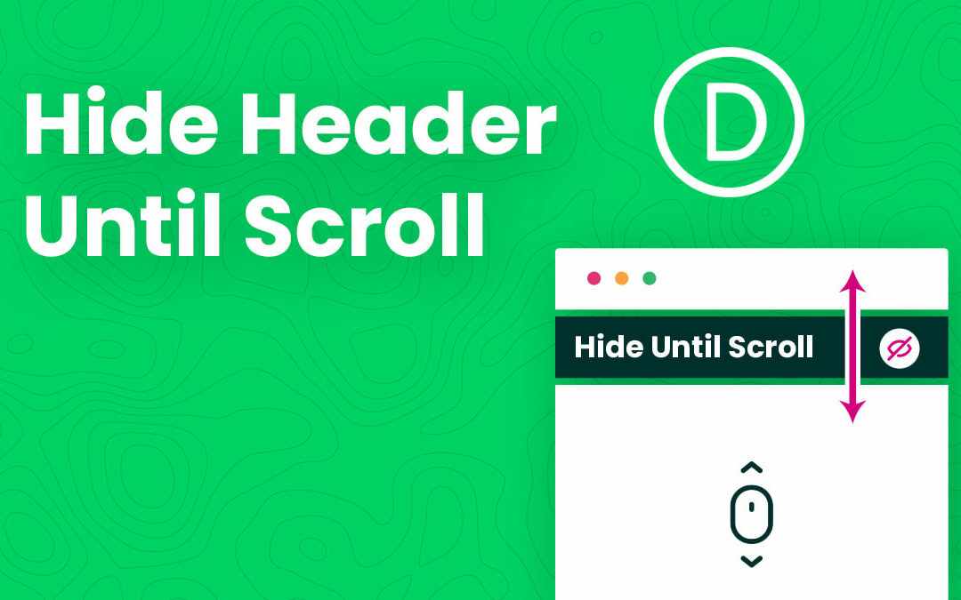 How To Hide The Divi Theme Builder Header Until Scroll And Then Show As Sticky