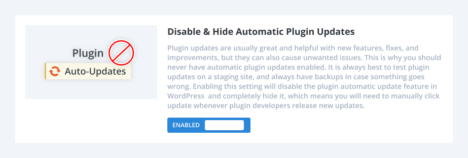 How to disable automatic plugin updates with the Divi Assistant plugin