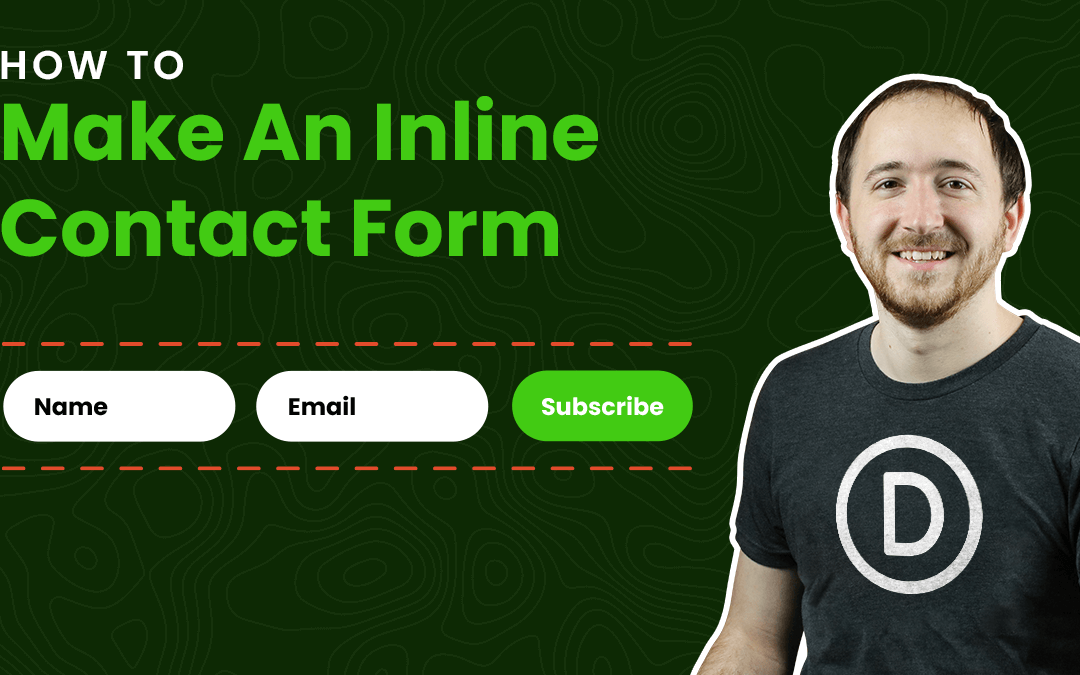 How To Make An Inline Divi Contact Form
