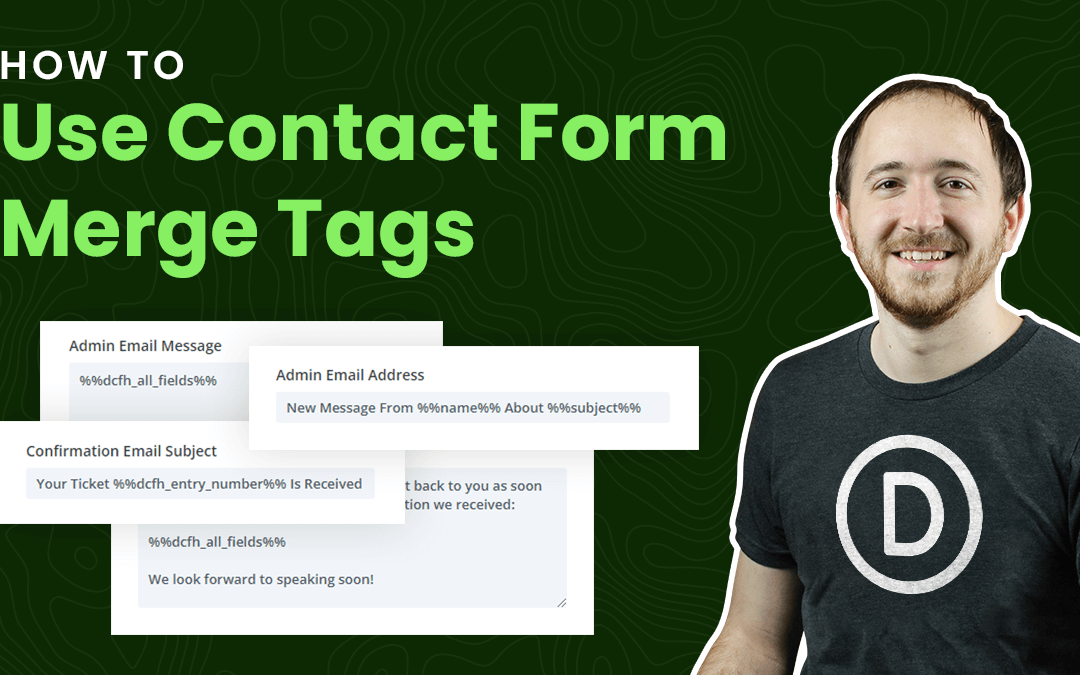 How To Use Variable Data Merge Tags In The Divi Contact Form Module